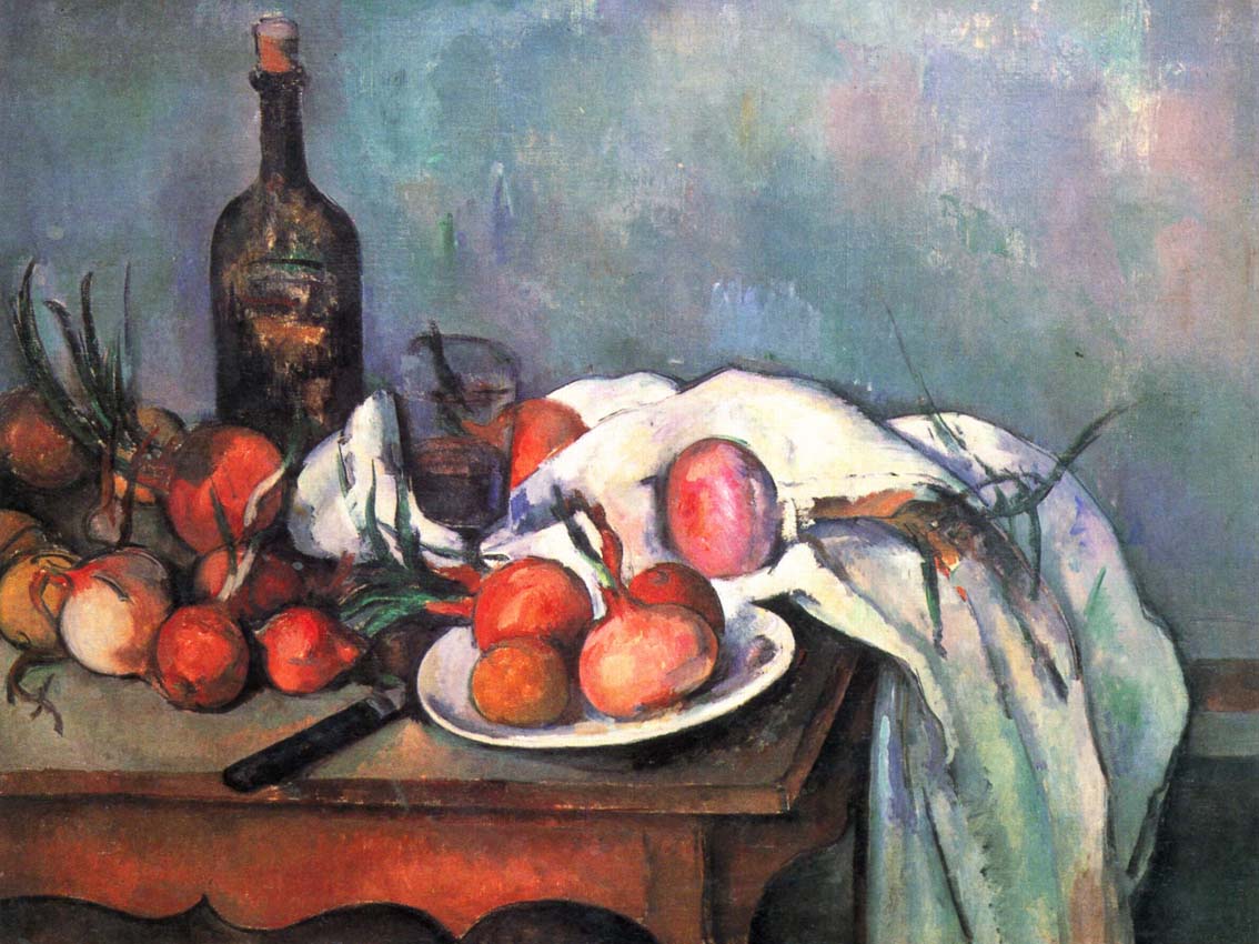 Cézanne Paul - Nature morte aux oignons