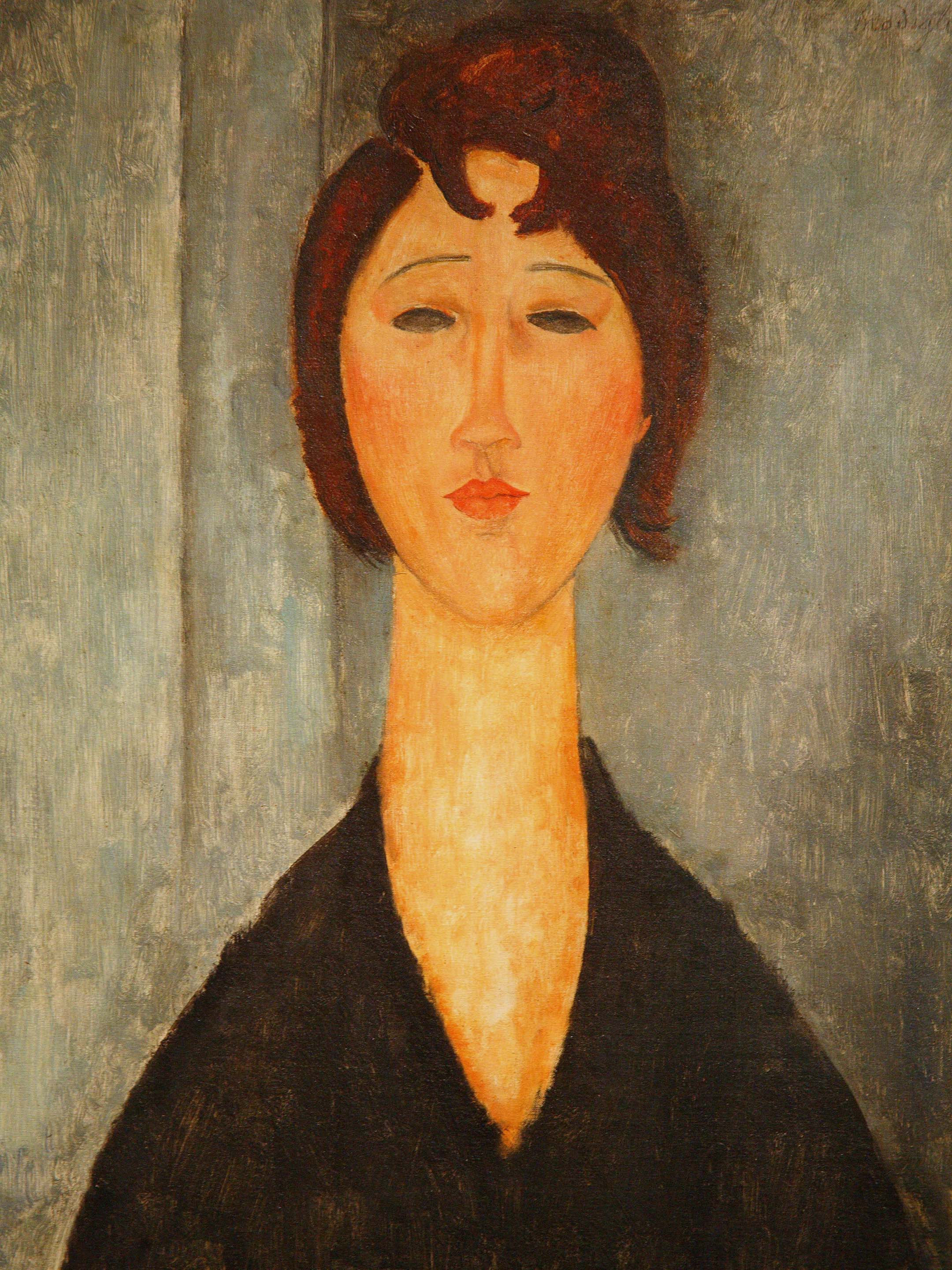 Modigliani Amedeo - Portrait d'une jeune femme