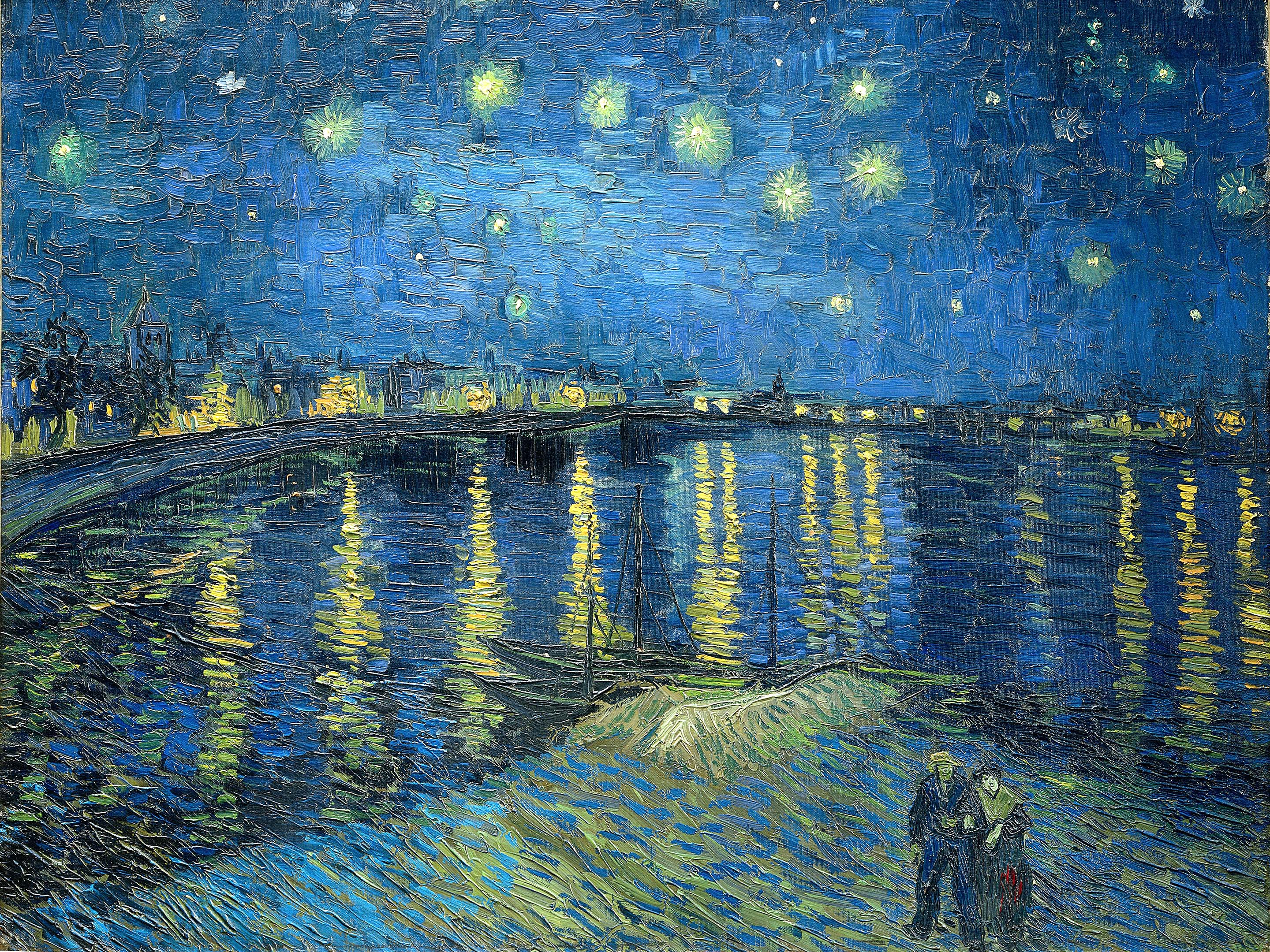 Van Gogh Vincent - Starry Night Over the Rhone