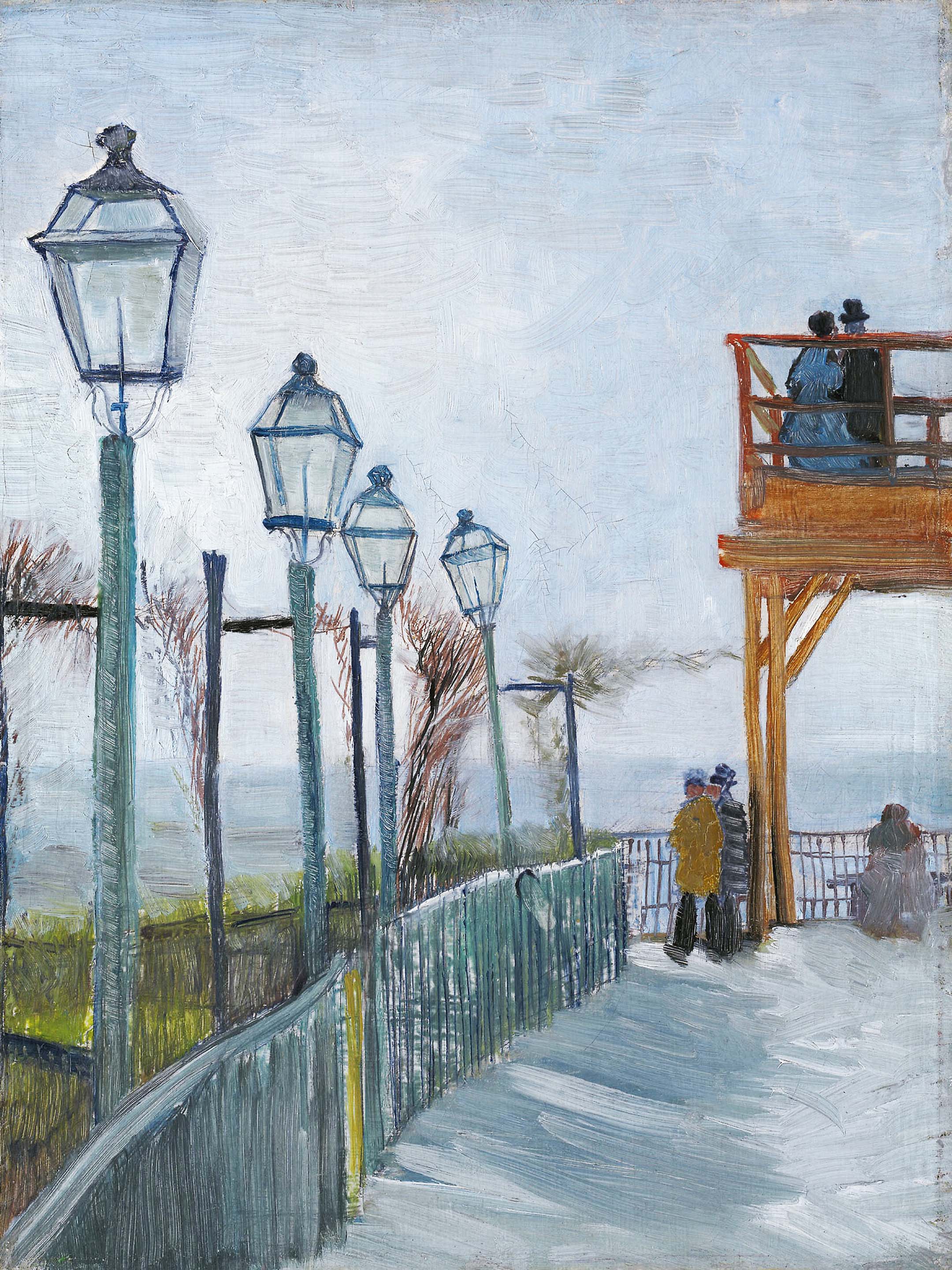 Van Gogh Vincent - Belvedere Overlooking Montmartre