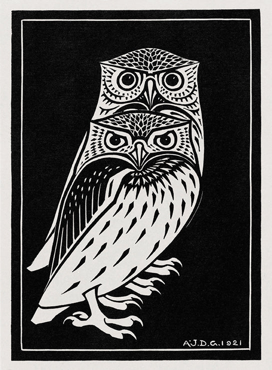 Julie de Graag - Two owls