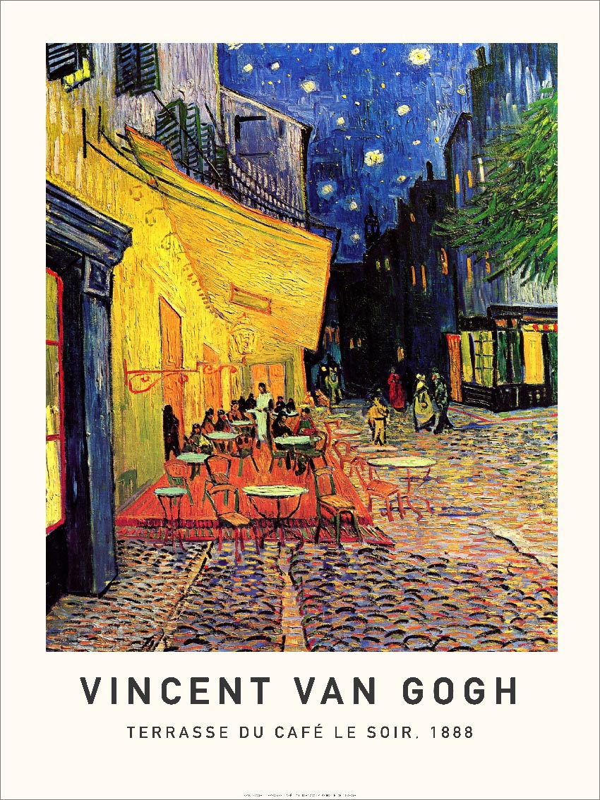 Van Gogh Vincent - La terrasse du café le soir