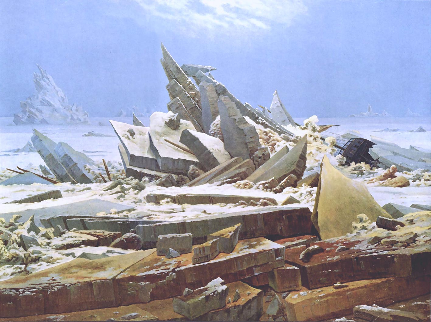 Friedrich Caspar David - La mer de glace