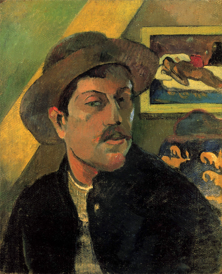 Paul Gauguin - Autoportrait au chapeau