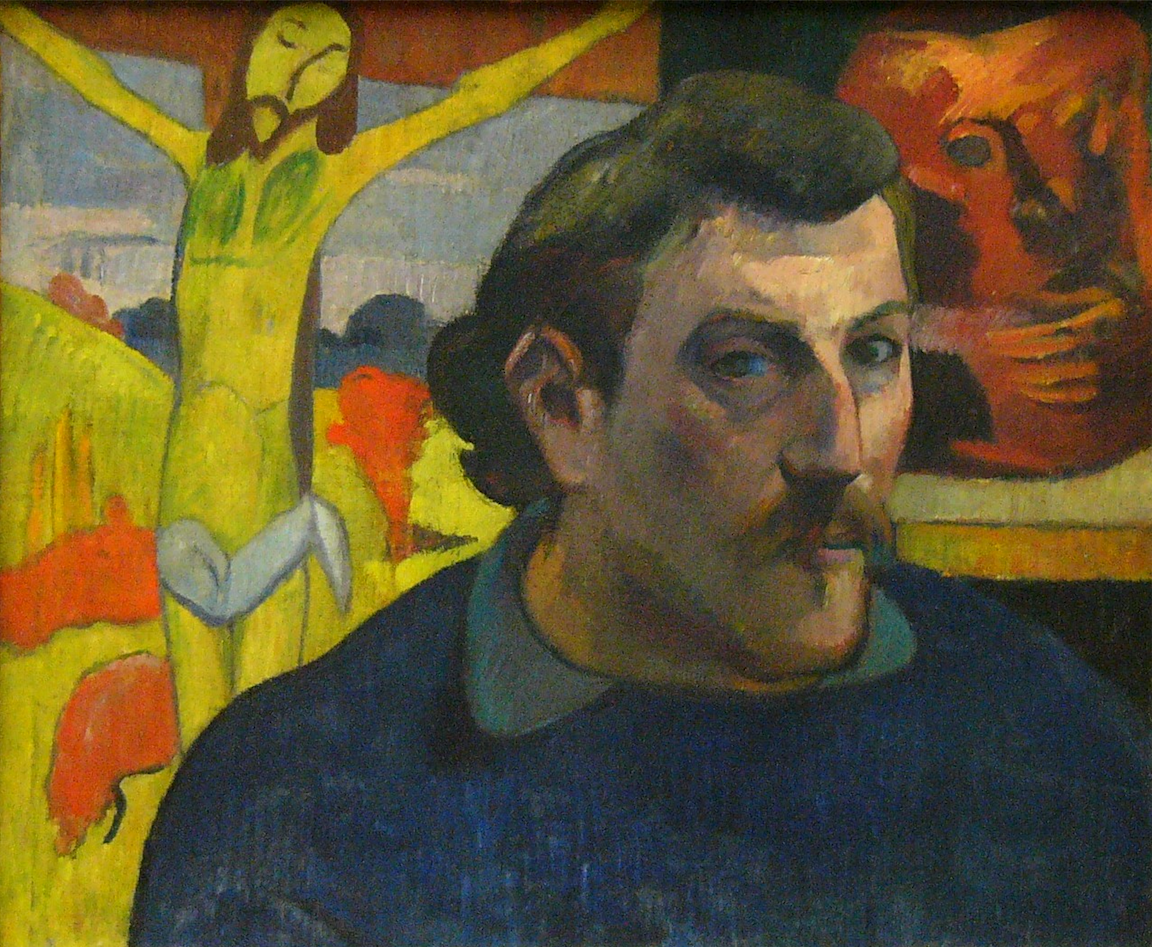 Paul Gauguin - Autoportrait au Christ jaune