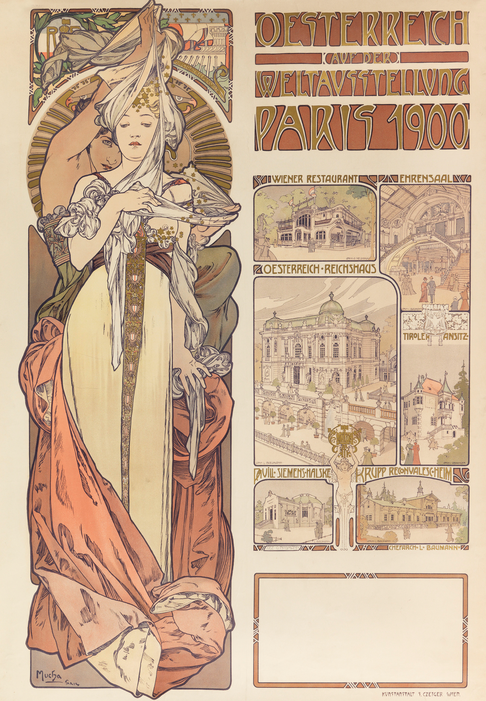 Mucha Alfons - Autriche Paris 1900