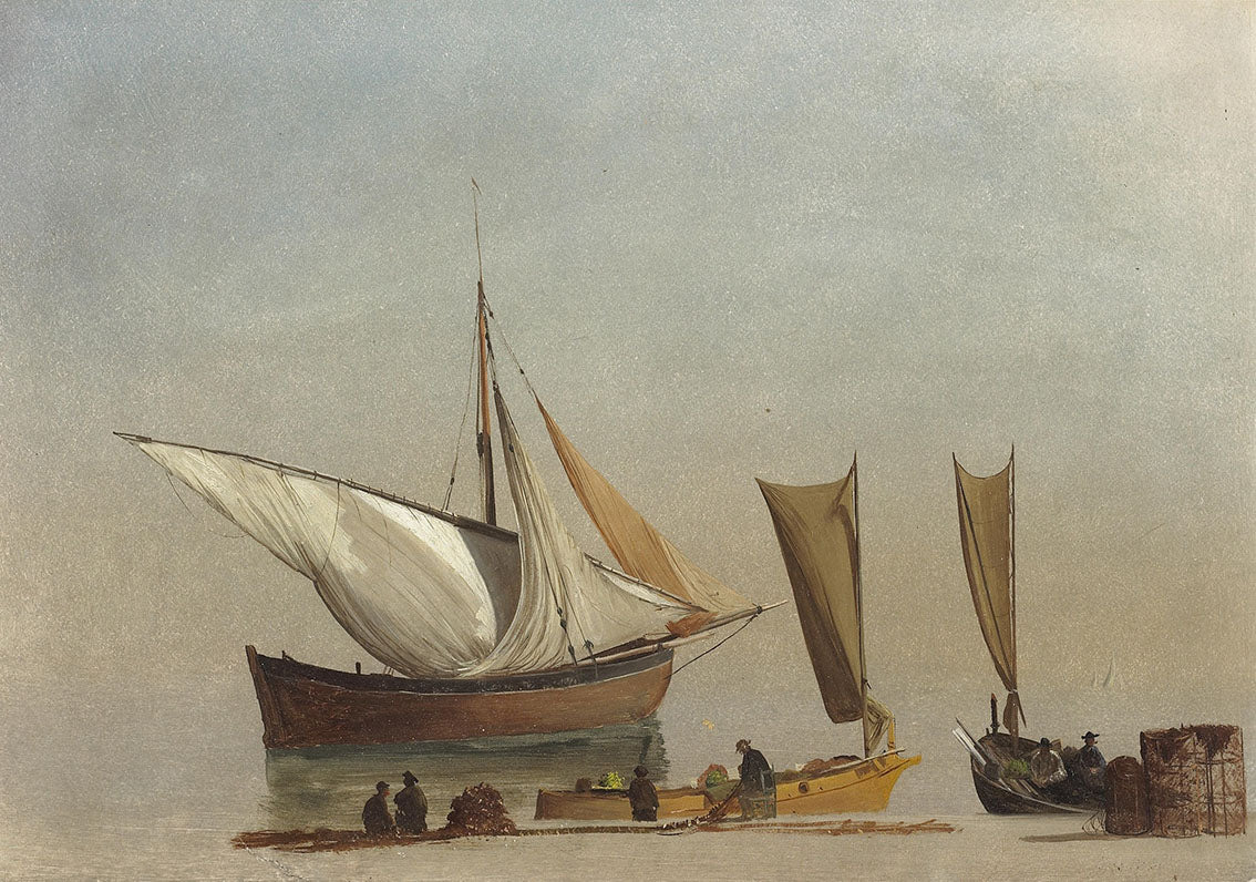 Bierstadt Albert - Bateaux de pêche