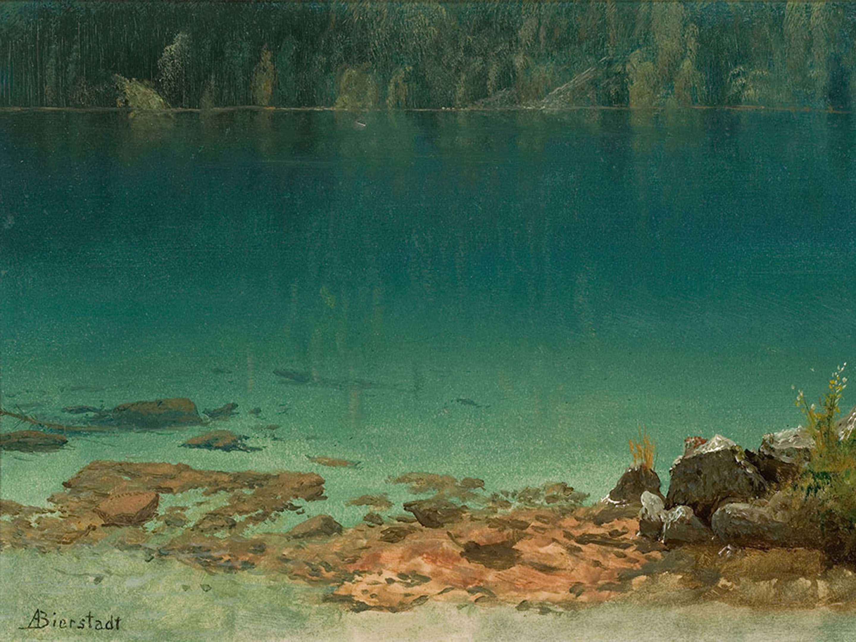 Bierstadt Albert - Lake scene