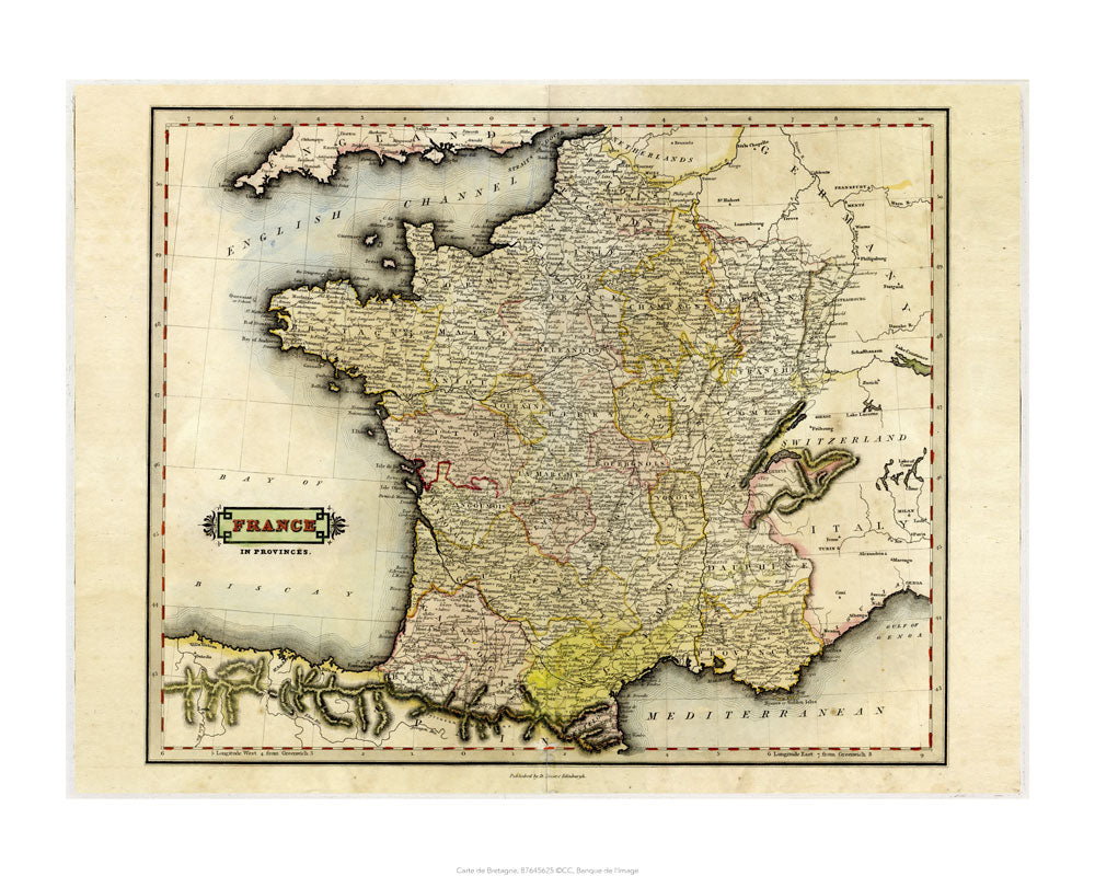 Carte de France 1831