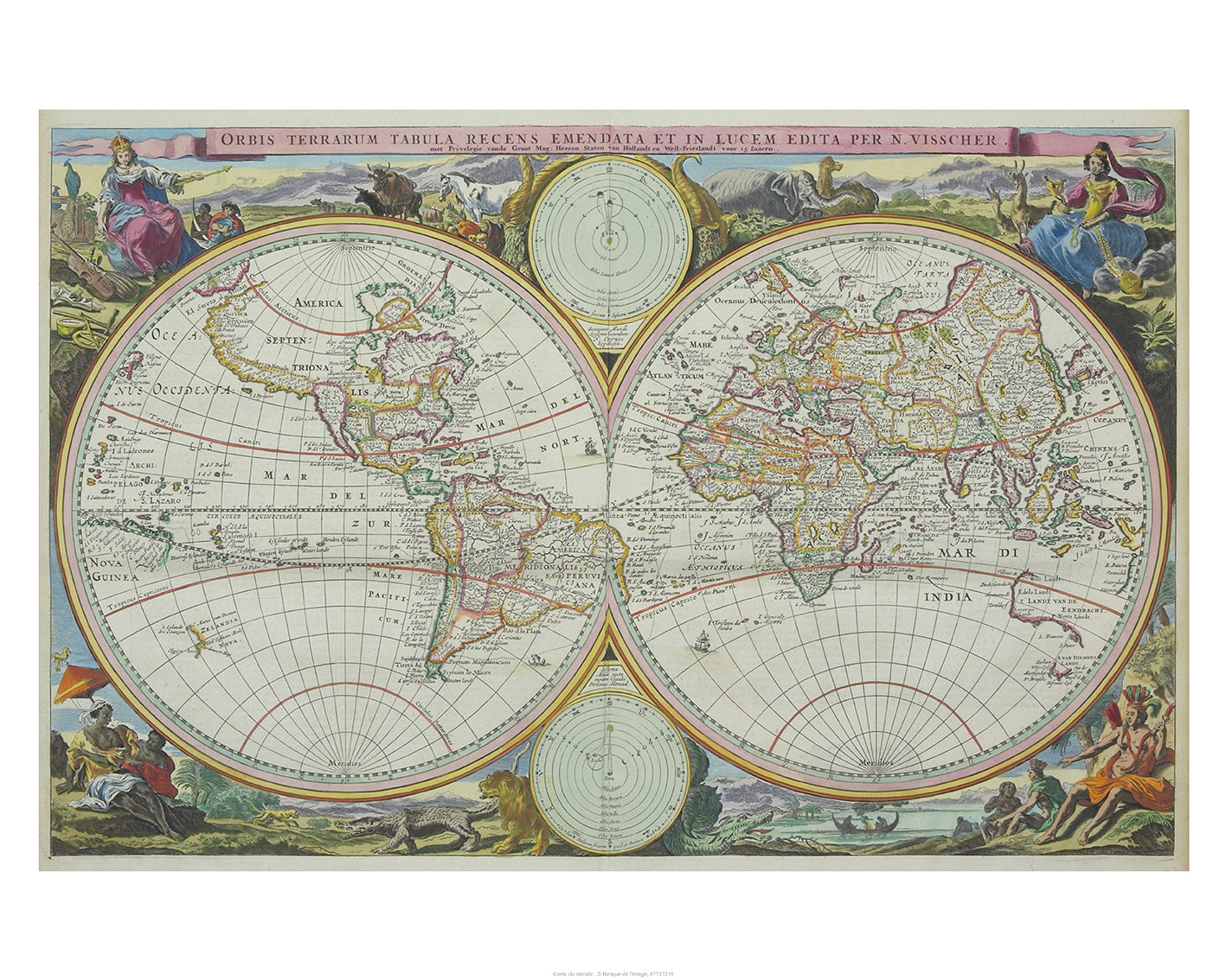 Ancienne Carte du monde