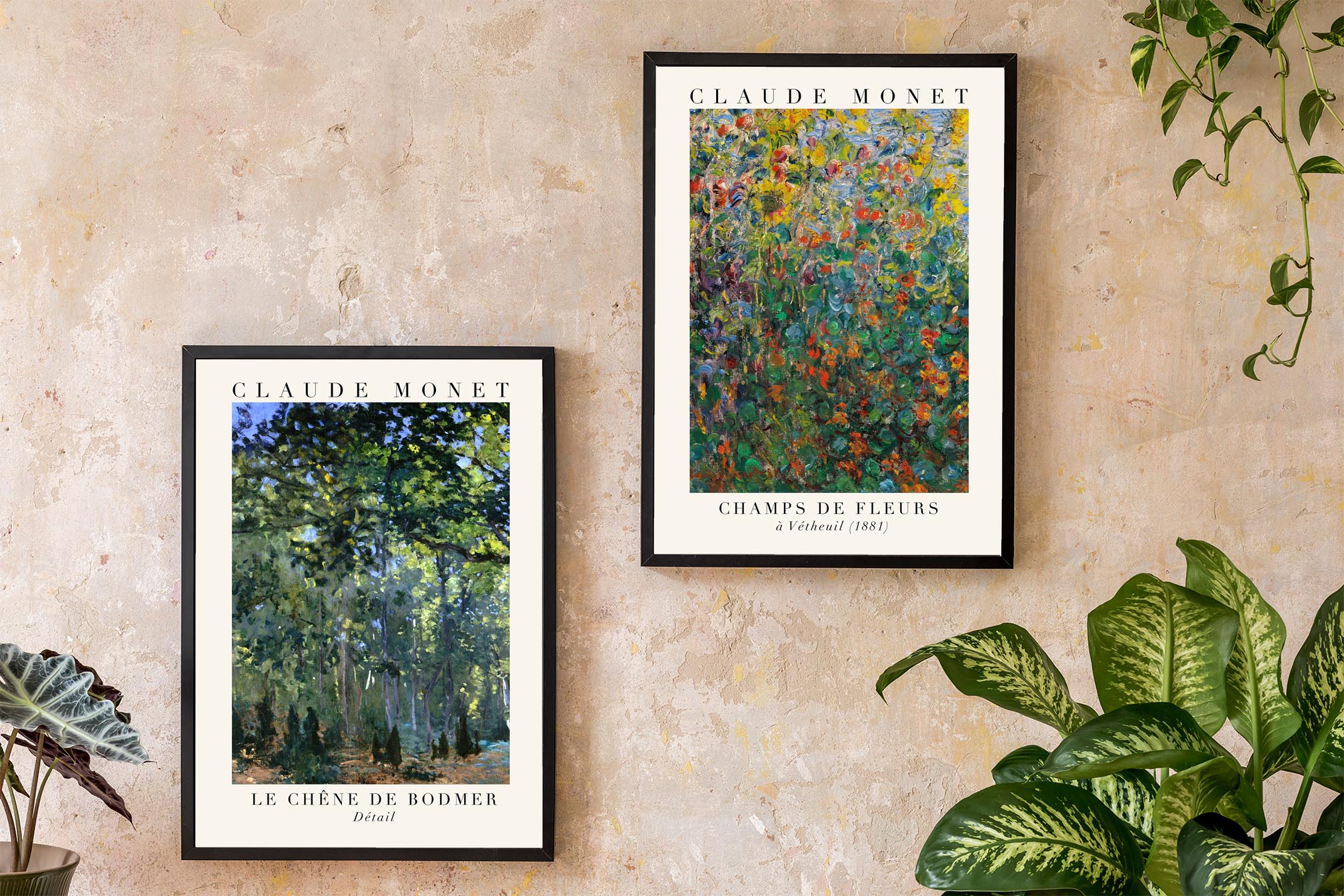 2 affiches : Claude Monet