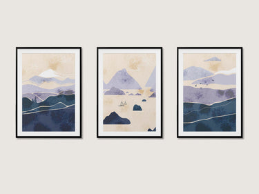 Triptyque : Paysages graphiques