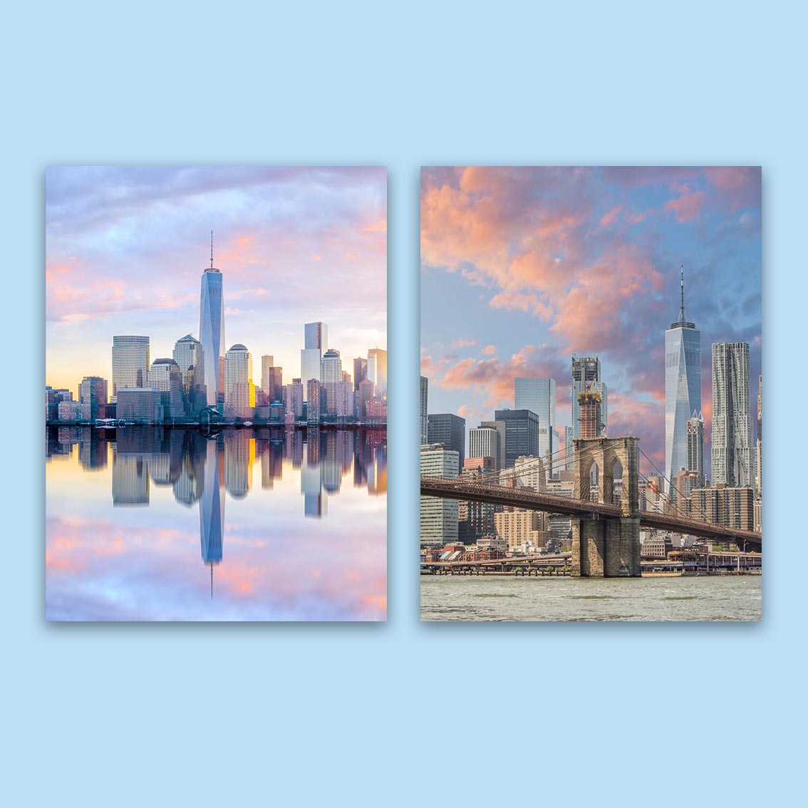 2 affiches : New-York