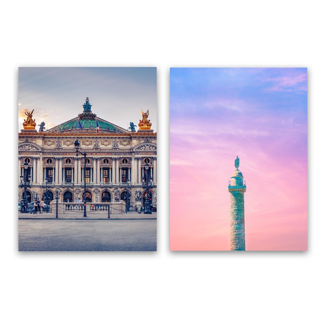 2 affiches : Paris