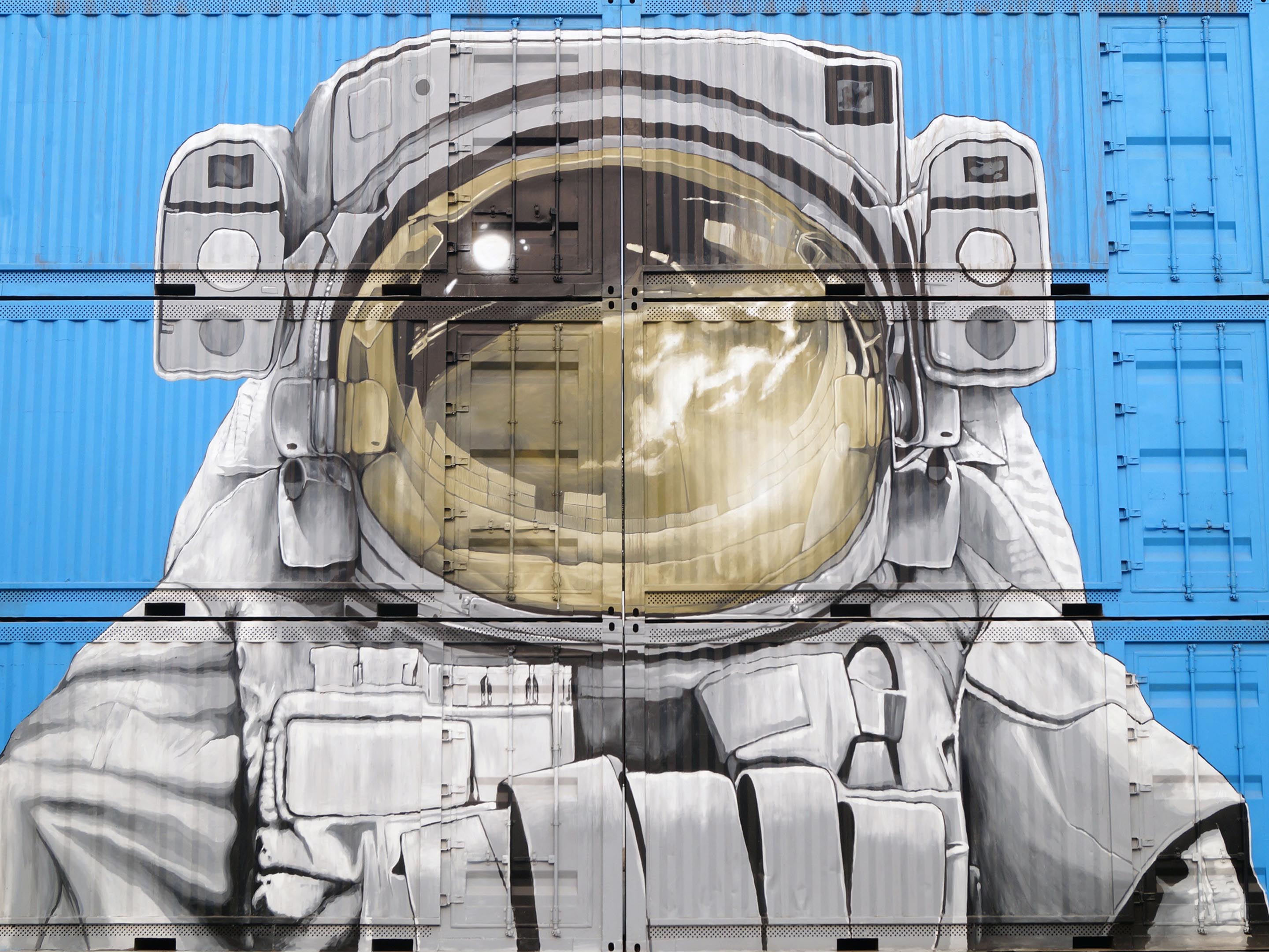 Street Art - Cosmonaute