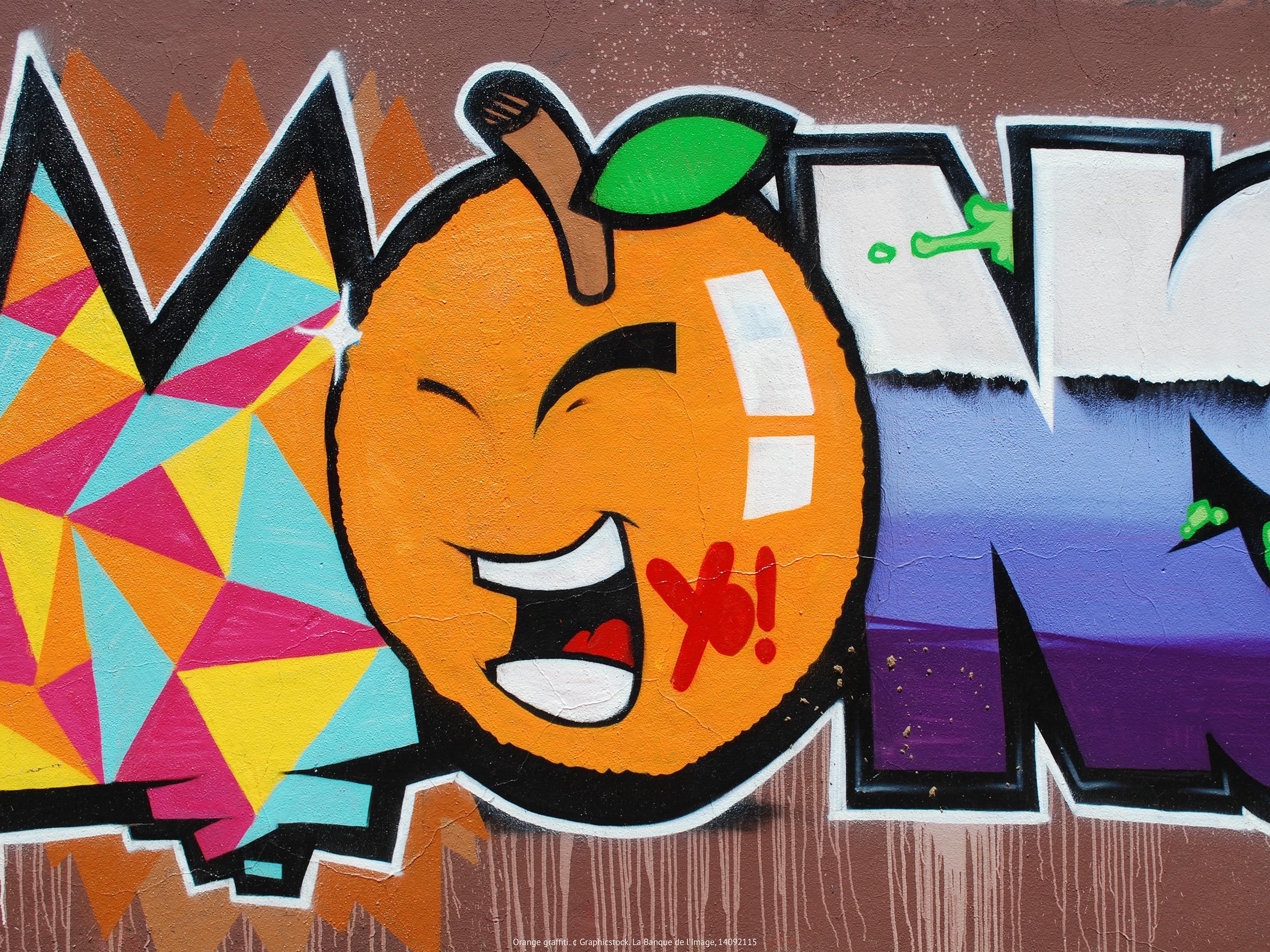Street Art - Orange