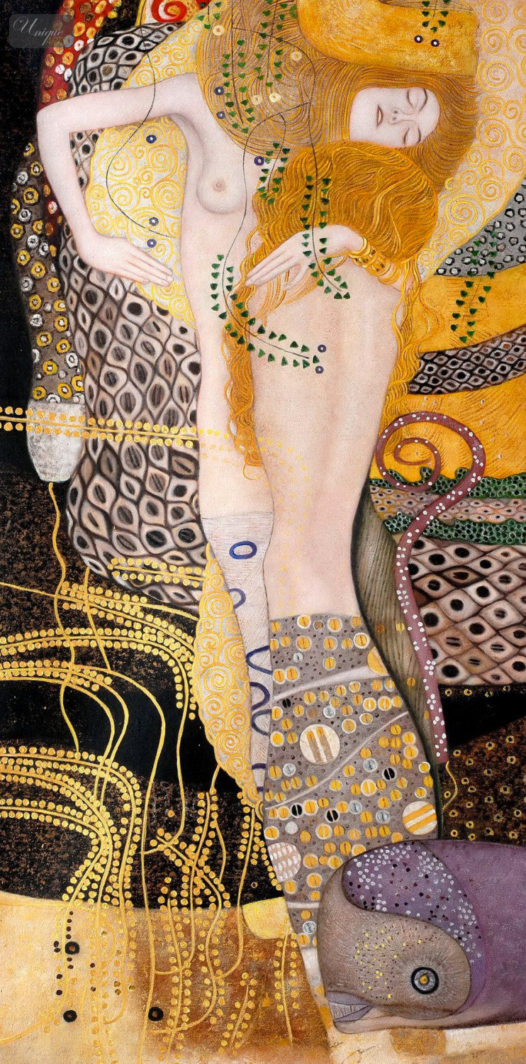 Gustav Klimt- Serpent d'eau