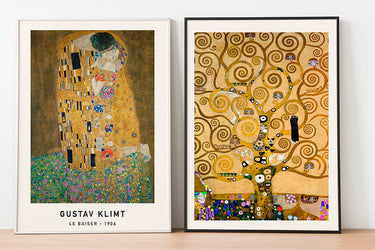 2 affiches : Gustav Klimt