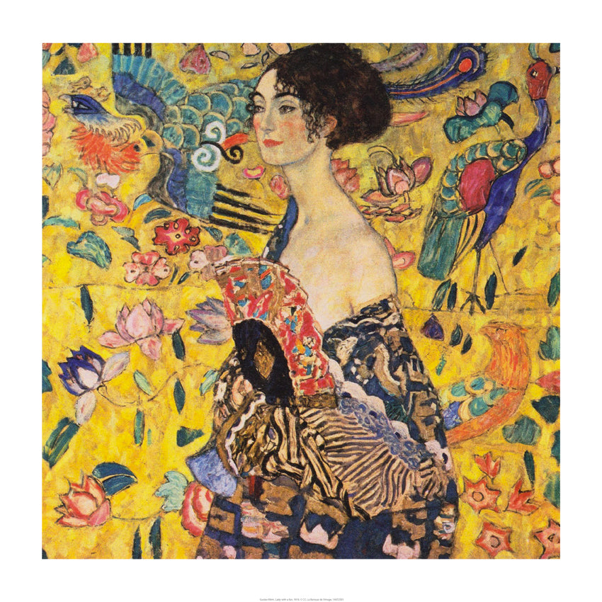 Gustav Klimt- Femme à l'éventail