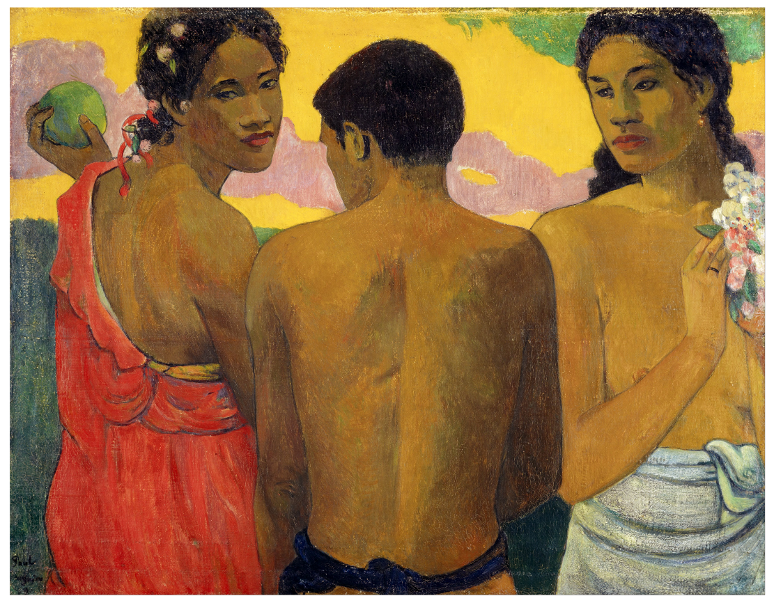 Paul Gauguin - Trois tahitiens, ou Conversation