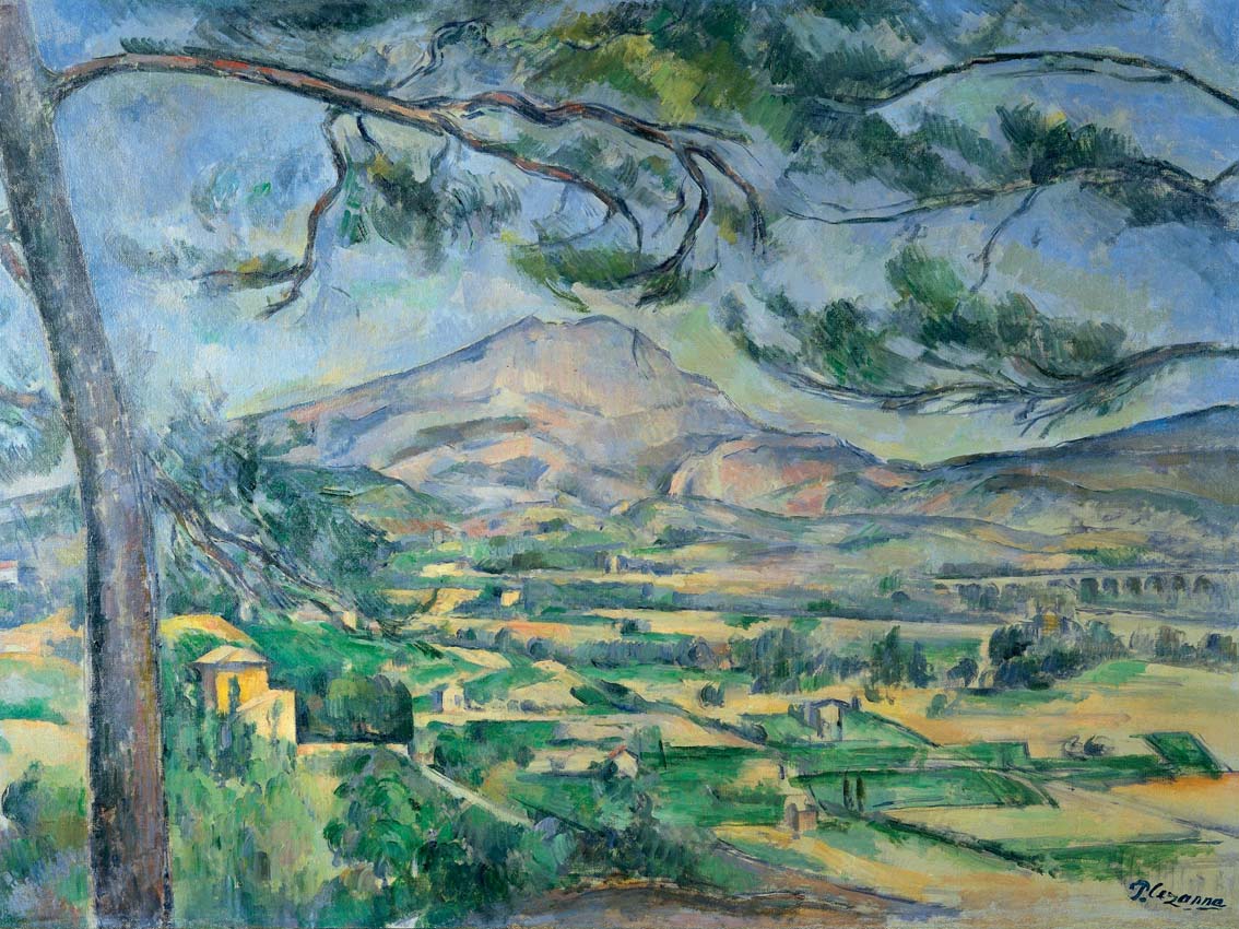 Paul Cézanne  - Montagne Sainte Victoire au grand pin
