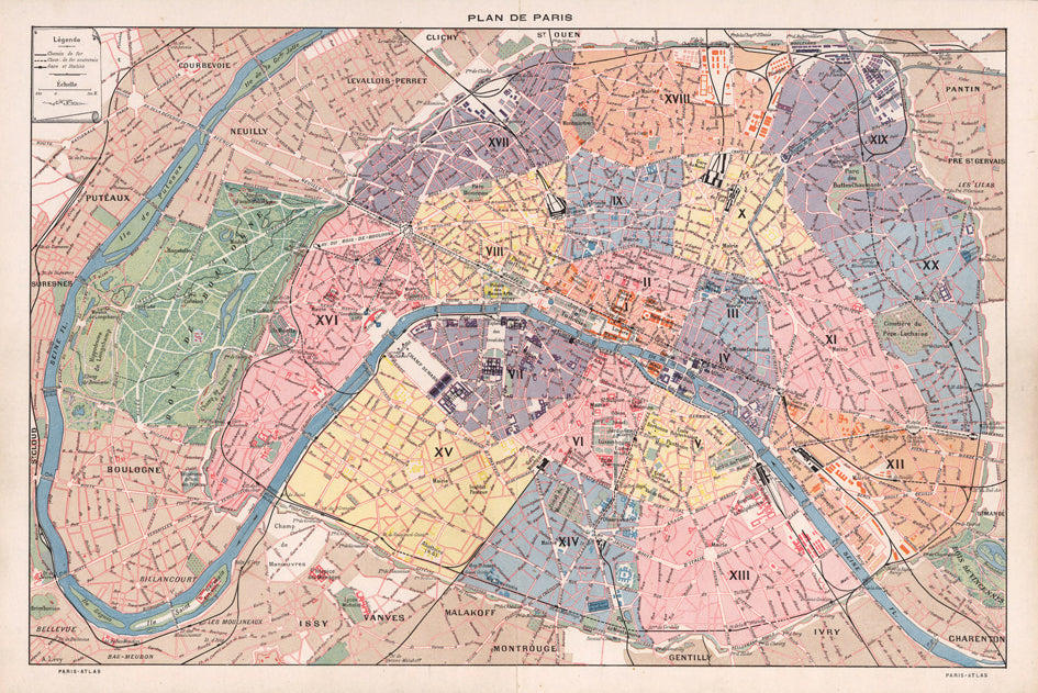 Fernand Bournon - Plan de Paris