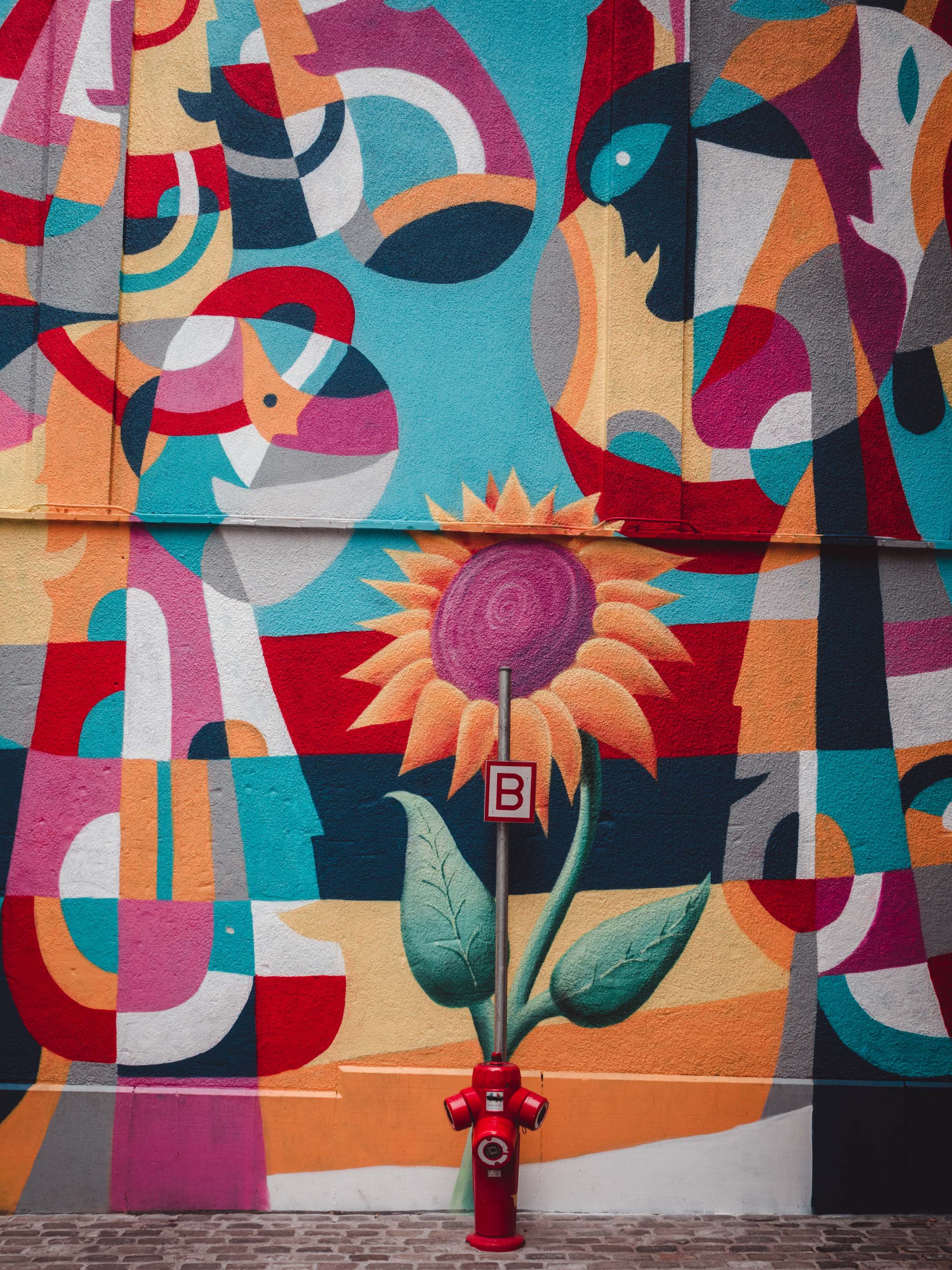 Street Art - tournesol